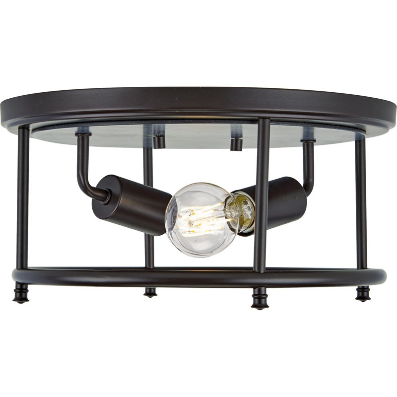 Rourke Flush Mount, Black