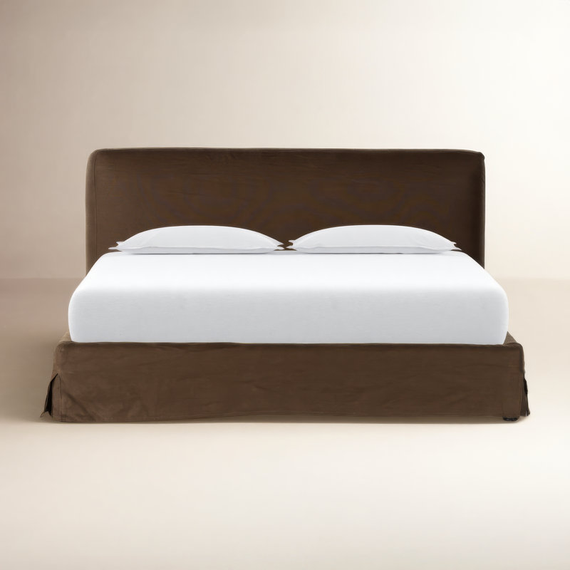 Aidan Upholstered Bed, Brussels Coffee, King