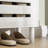 Shoe Storage Cabinet with Adjustable Shelves White