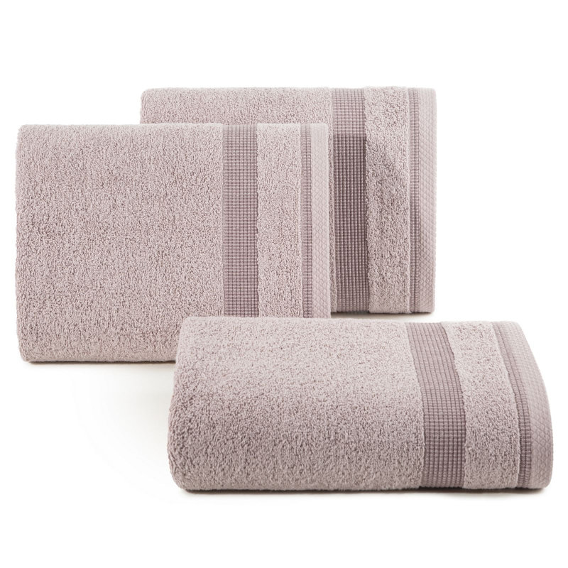 Izeyah Midweight Jacquard Hand Towel, Powder