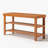 Babb Wood Shelves Storage Bench-381882920