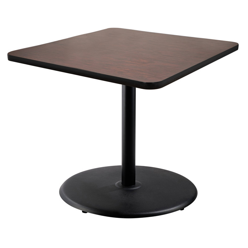 Table basse Bennet, H 30 po x L 36 po x l 36 po, Noir, Acajou