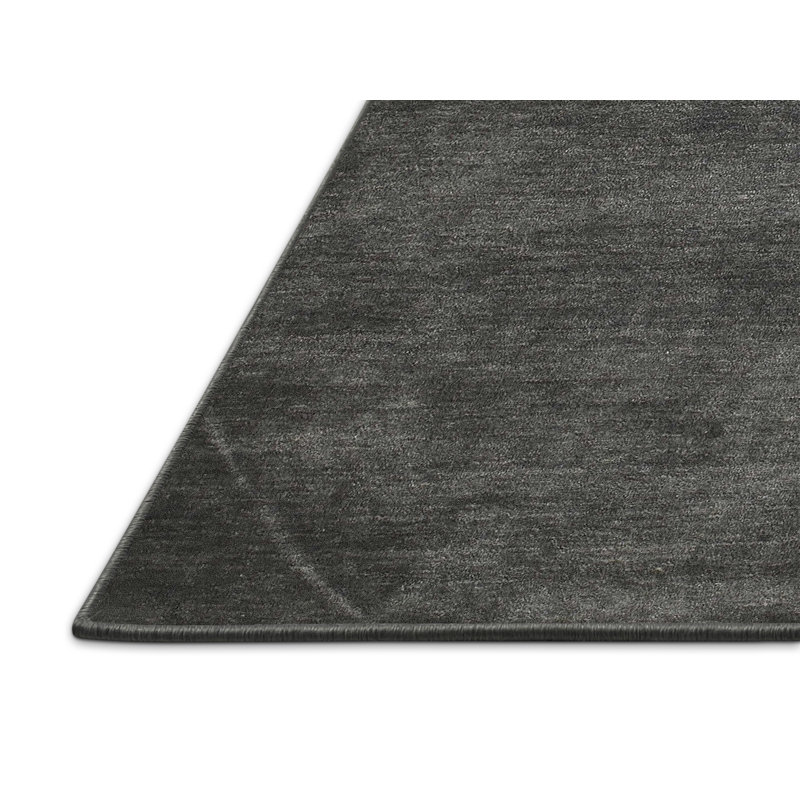 Tapis noir/gris zone contemporaine, Rectangle 7 pi x 9 pi