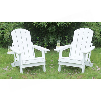 2-Piece All-Season Outdoor Lounge Chairs for Patio & Garden Leisure