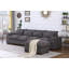 Canapé modulaire réversible de 123 po de largeur avec repose-pieds-1792658771
