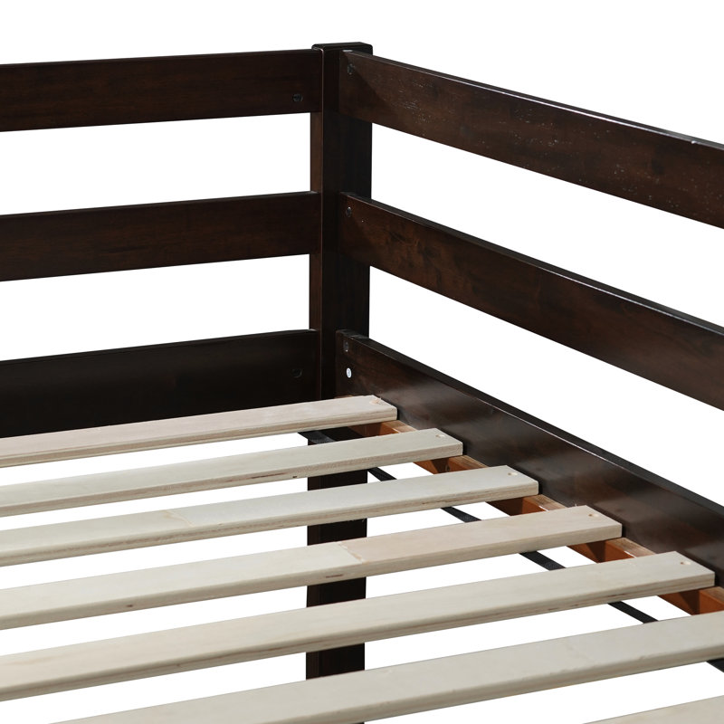 Lit mezzanine simple en bois massif Espace de rangement supplémentaire. Pour. Construire. Assemblage facile avec du bois. Maximisez l'accès à la chambre à coucher. Et attrayant. Trousse fournie