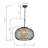 3 - Light Dimmable Globe Chandelier