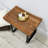 Alviani Solid Wood Top End Table