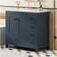 Meuble-lavabo 36 po avec lavabo en céramique 36 po, armoire de rangement abondante, 2 portes à fermeture douce et 5 tiroirs-1619769104
