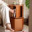 Walnut Modern Solid wood rotating bookshelf