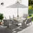 Houghton Colby Aluminum Patio Dining Set With 2 Swivel Dining Chairs, Dining Chairs And Washable Cushions-108193742-111157882