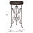 Bronze Accent Table - Unique Round Design For Living Room & Entryway