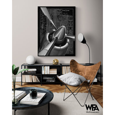 Black And White Airport Hallway Decor, Airline Decorations Poster, Aviation Decor Wall Art, Large Airline Home Office Decor