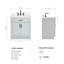Meuble-lavabo simple 30 po en bois massif avec plateau en quartz 1,5 po Thornaby-619910860-654170084