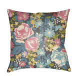 Lolita Mia Floral Reversible Throw Pillow
