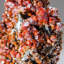 Vanadinite Crystal Cluster on Matrix from Mibladen, Atlas Mountains, Khénifra Province, Morocco