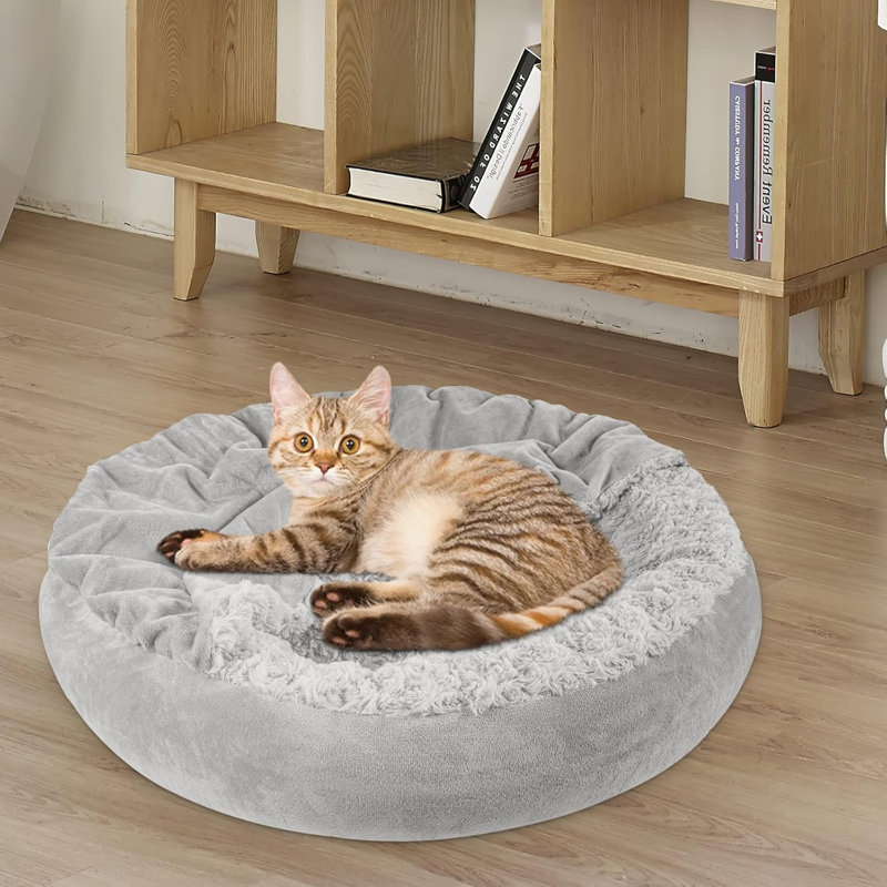 Lit pour chien JOEJoy pour petits chiens de taille moyenne, lit pour chiot Couddler Cozy Luxury, L 23 po x P 23 po x H 6 po