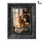 Cadre photo sophistiqué noir 1PC 5 po x 7 po avec décoration murale galerie