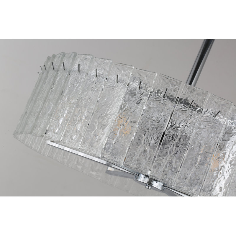 28.5" Modern Smart Energy-Saving Ceiling Fan Light, Chrome