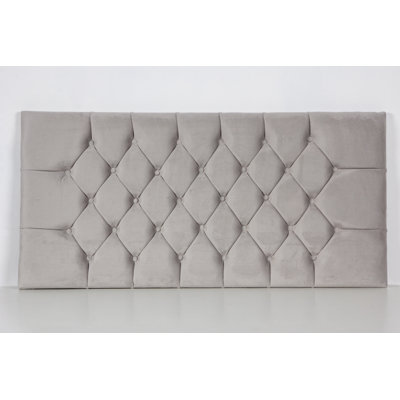Delaware Upholstered Velvet Panel Headboard