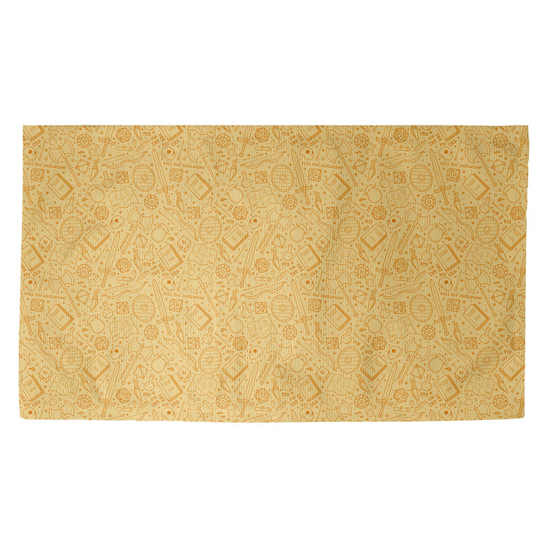 Tapis jaune rpg Avicia, Rectangle 2 pi 2 po x 3 pi 4 po