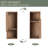 Bathroom Side Cabinet X3, 3-Soft Close Doors, Float Mounting Design-958371231