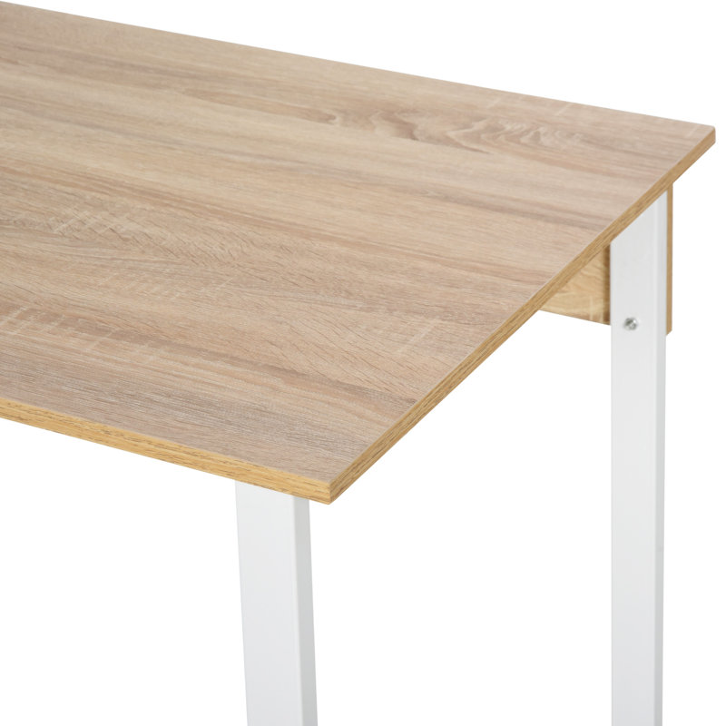 Bureau d'ordinateur 88 po pour 2 personnes avec tablettes de rangement