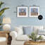 «Silent Shore Beach Homes», ensemble de 2 reproductions encadrées sous verre, design par Melissa Wang-756640682-756640678