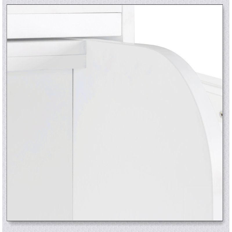 Lit simple extra-long blanc