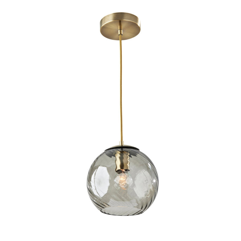 Luminaire suspendu sphère 1 lumière Delos