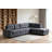 Light Luxury Grey Upholstered Corner Sofa—Featuring A Reversible Chaise And Spacious Seating, Perfectly Suited For Home Apartments.