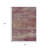 3' X 5' Merlot Beige And Blush Abstract Washable Indoor Outdoor Area Rug