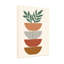 Motif abstrait de plantes abstraites empilées