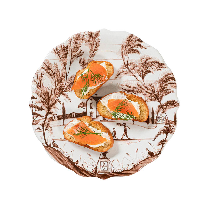 Set of 4 Country Estate Harvest Party Plates
