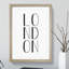 London - Picture Frame Typography-62802725-62802728
