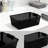 Large Plastic Storage Bins With Handles, Stackable Organizer Basket Set For Home Organization In Kitchen, Bathroom, Closet