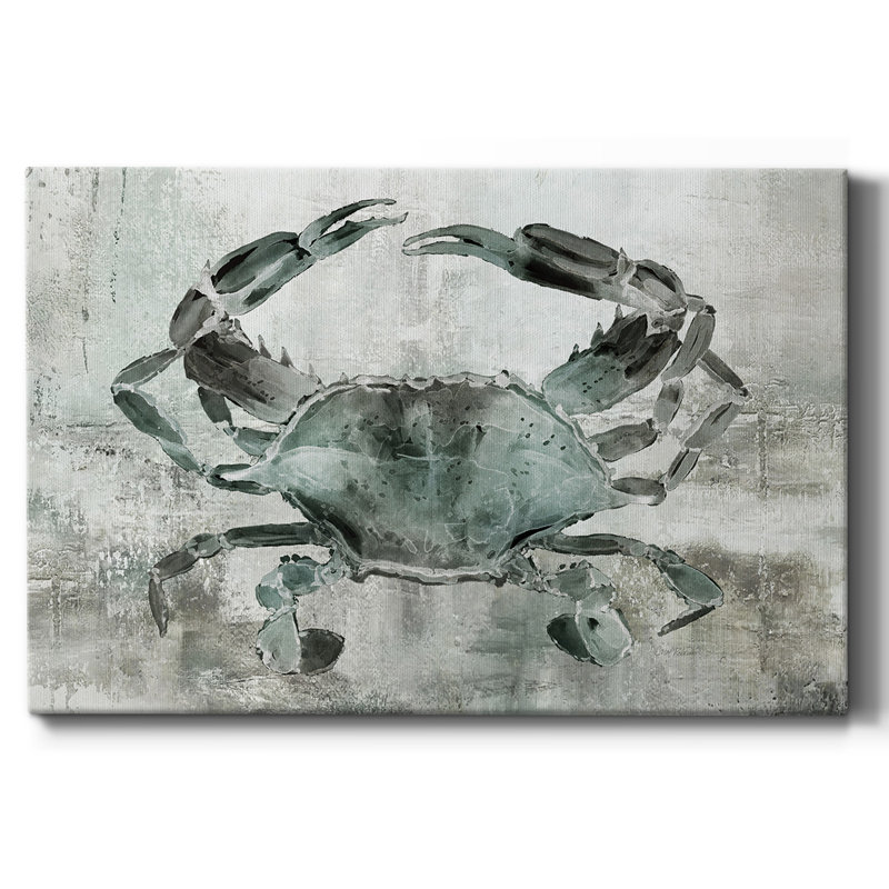 Toile tendue neutre crabe neutre II-Gallery, H 18 po x l 27 po