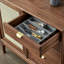 Armoire de rangement simple en rotin simple