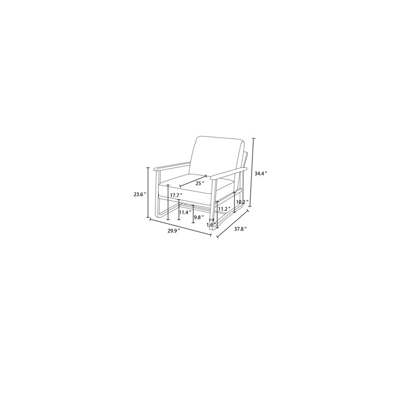 Becki Owens x Surya Molera Accent Chair