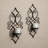 2 Piece Metal Wall Sconce Set