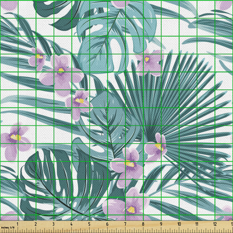 Charlina Palm Leaves Jungle Coconut Monstera Multi-Purpose Fabric