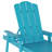 Coralie All-Weather Commercial Adjustable Lounge Chair with Fold Out Cup Holder-517191784