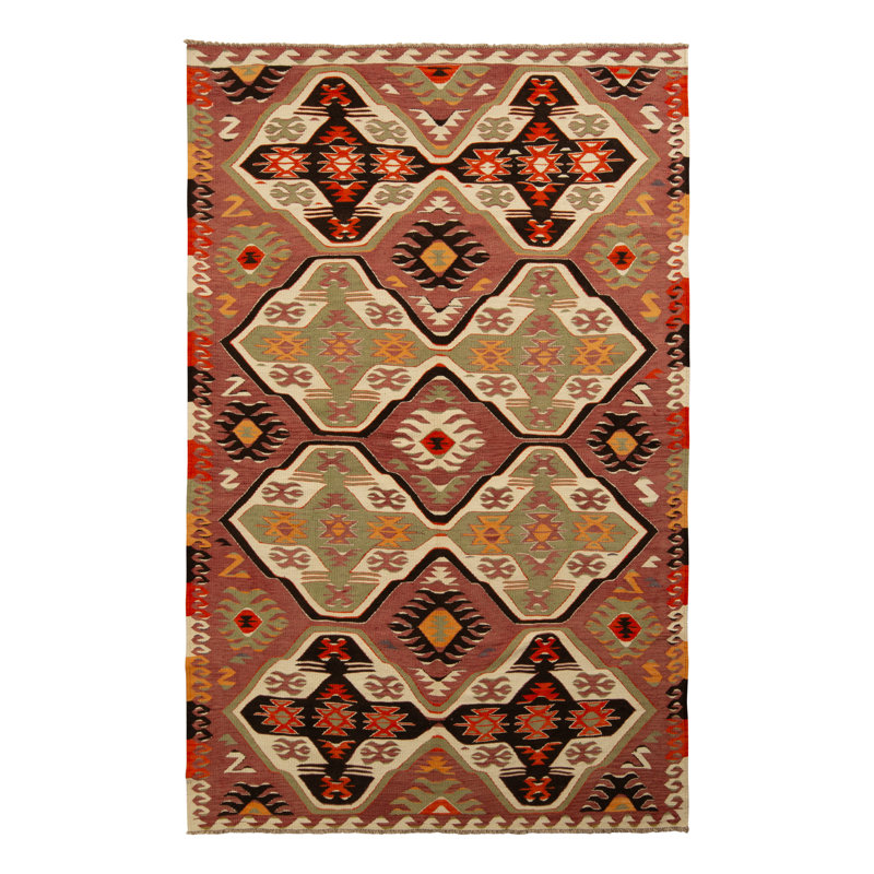 One-of-a-Kind 6’x9’4” Hand Knotted Area Rug