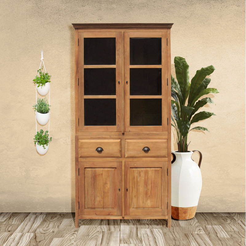 Solid Wood China Cabinet