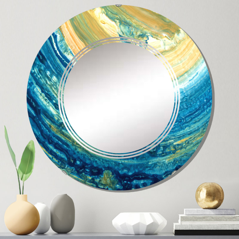 Circle Mirror, 24" x 24"