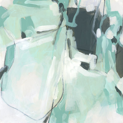 «Falyn Turquoise Réfraction I sur toile» par June Erica Vess, reproduction