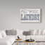 "Mudroom Self Serve Laundry" par Lightboxjour - reproduction d'art textuel sur toile-31355929