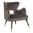 Velveteen Velvet Wingback Chair-189702220