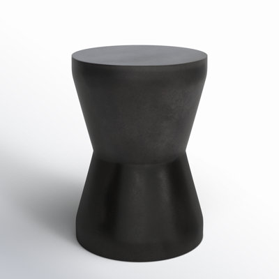 Zenni Round Outdoor Side Table , 12.2'' in. W 12.2'' in. D