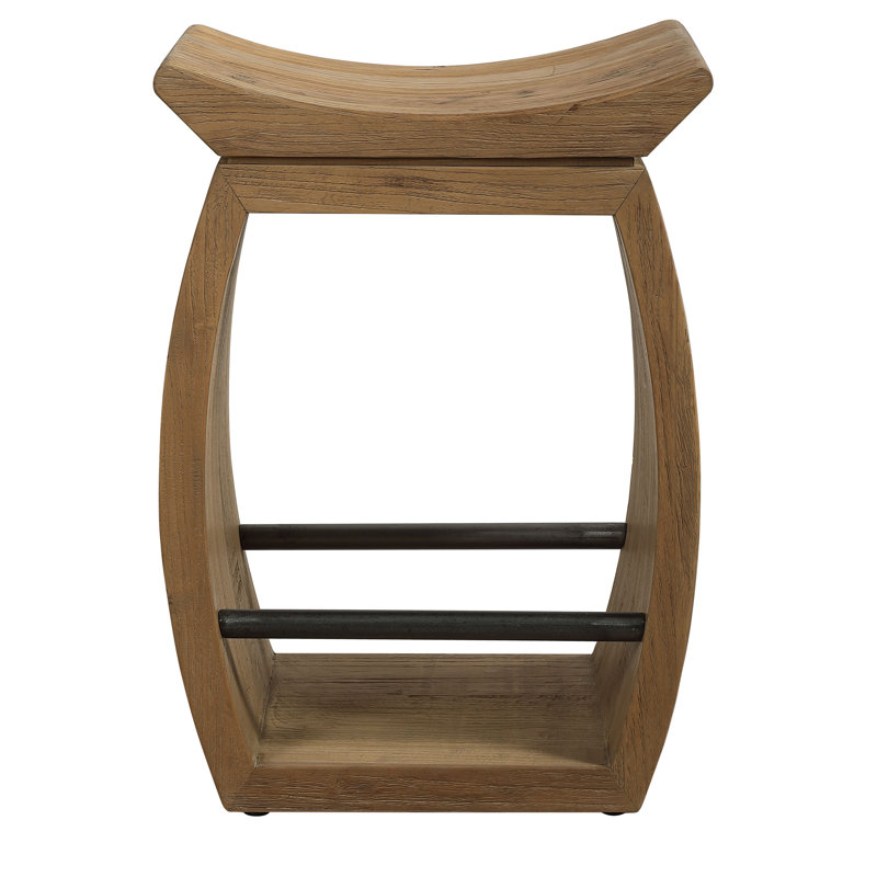 Shisler Solid Wood Counter Stool